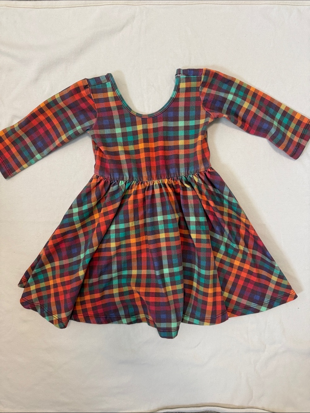 Alice & Ames plaid twirl dress size 3T (fits smallish)